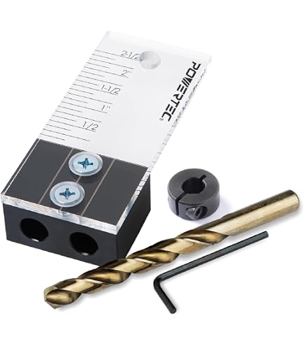 Big Horn Adjustable Cabinet Hardware Jig - Precision Drill Guide For Handles & Knobs