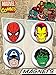 Ata-Boy Marvel Comics Classic Superheroes Set of 4 1.25