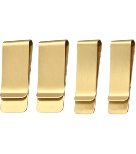 2Pcs Brass Ruler Bookmarks - 5.9 Inch Gold Metal Bookmark For Book Lovers & Readers