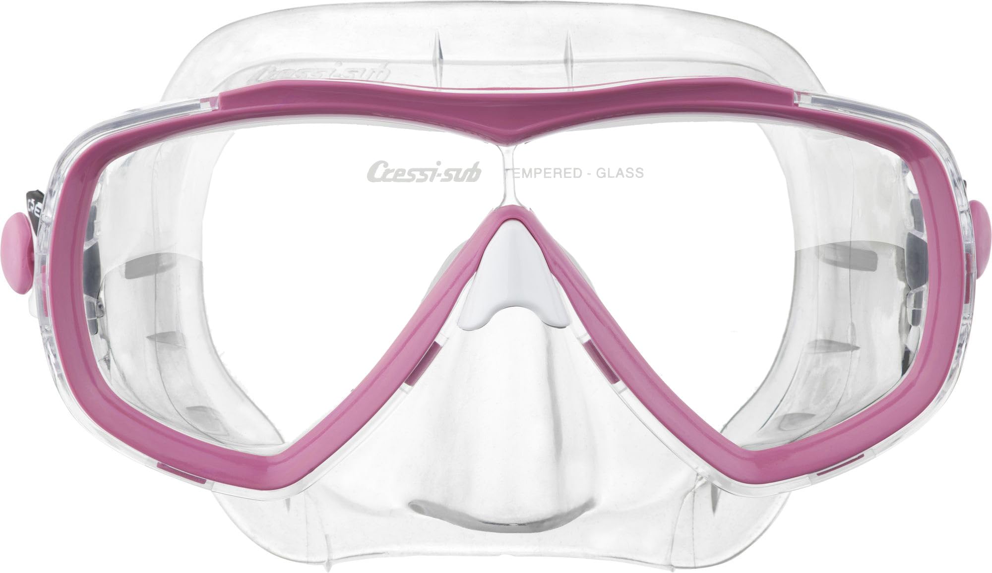 Cressi Estrella - Mask Estrella, Transparent/Pink, One Size, Unisex Adult