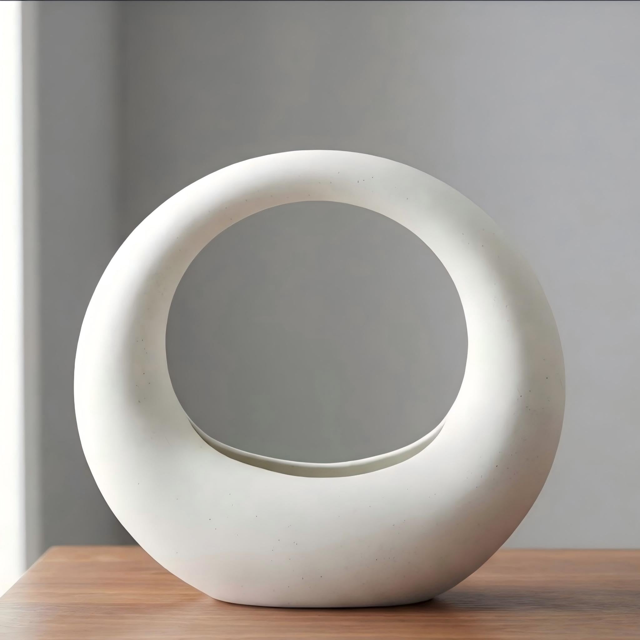 Photo 1 of Tvzouo White Oval Ceramic Flower Vase for Home Decor, Shelf Decor, Farmhouse, Rustic, Living Room, Table, Desk, Office, Centerpiece, Gift for Family