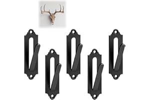 Heavy Duty European Mount Skull Hanger - 5 Pack Deer Skull Mount Hanger for Indoor Outdoor, Antelope & Hunting Trophies and S