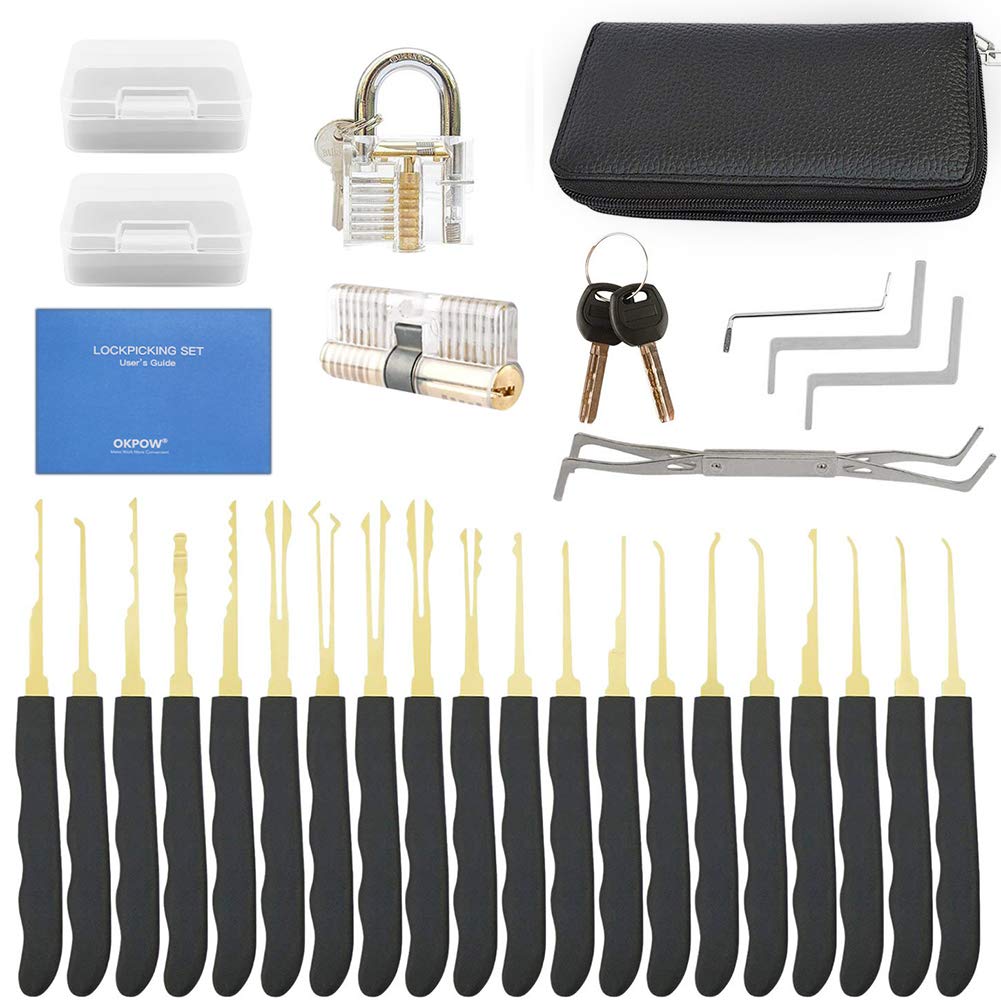 28 Piece Lock Pick Set With Transparent Padlock Picking Tool Kit Practice Lock Set For Beginners And Pro Locksmiths By Buy Online In Dominica At Dominica Desertcart Com Productid 47886570 28 Piece Lock Pick Set With Transparent Padlock Picking Tool Kit Practice Lock Set For Beginners And Pro Locksmiths By Buy Online In Dominica At Dominica Desertcart Com Productid 47886570