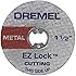 Dremel EZ456 1-1/2-Inch EZ Lock Rotary Tool Cut-Off Wheels for Metal, 5-Pack