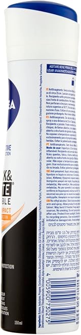 NIVEA Men Black & White Invisible Anti-perspirant Deodorant Spray 125ml view 4