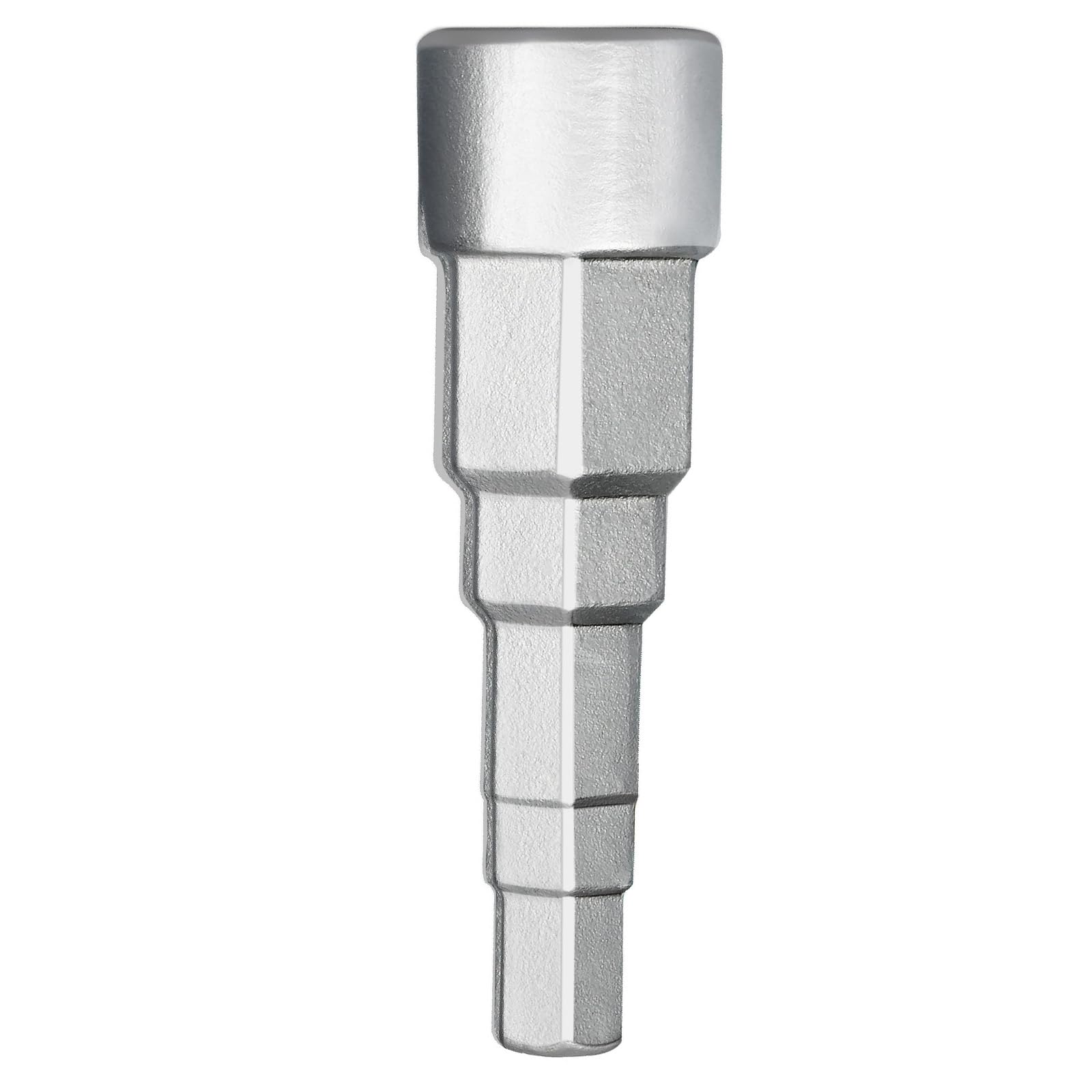 Sukudon Radiator Key， Universal Radiator Spanner，5-Stage Radiator Valve Key， Step Wrench with Square Socket 1/2 Inch Ratchet Drive Radiators，1/2，3/8, 3/4, 1-1/4 Wrenches Tool