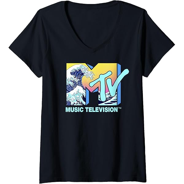 80s 企業　MTV MUSIC TELEVISION Tシャツ Amazon.com: MTV Music Television Retro 80's Neon Pink