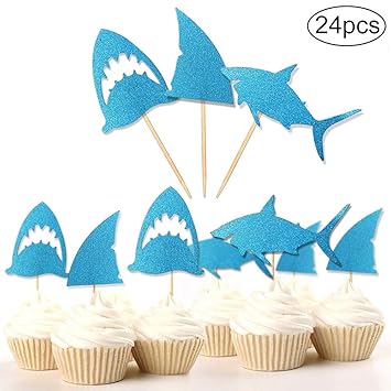 Cake Decorations Decorations Fish Cupcake Rings 24 Pc Bakery