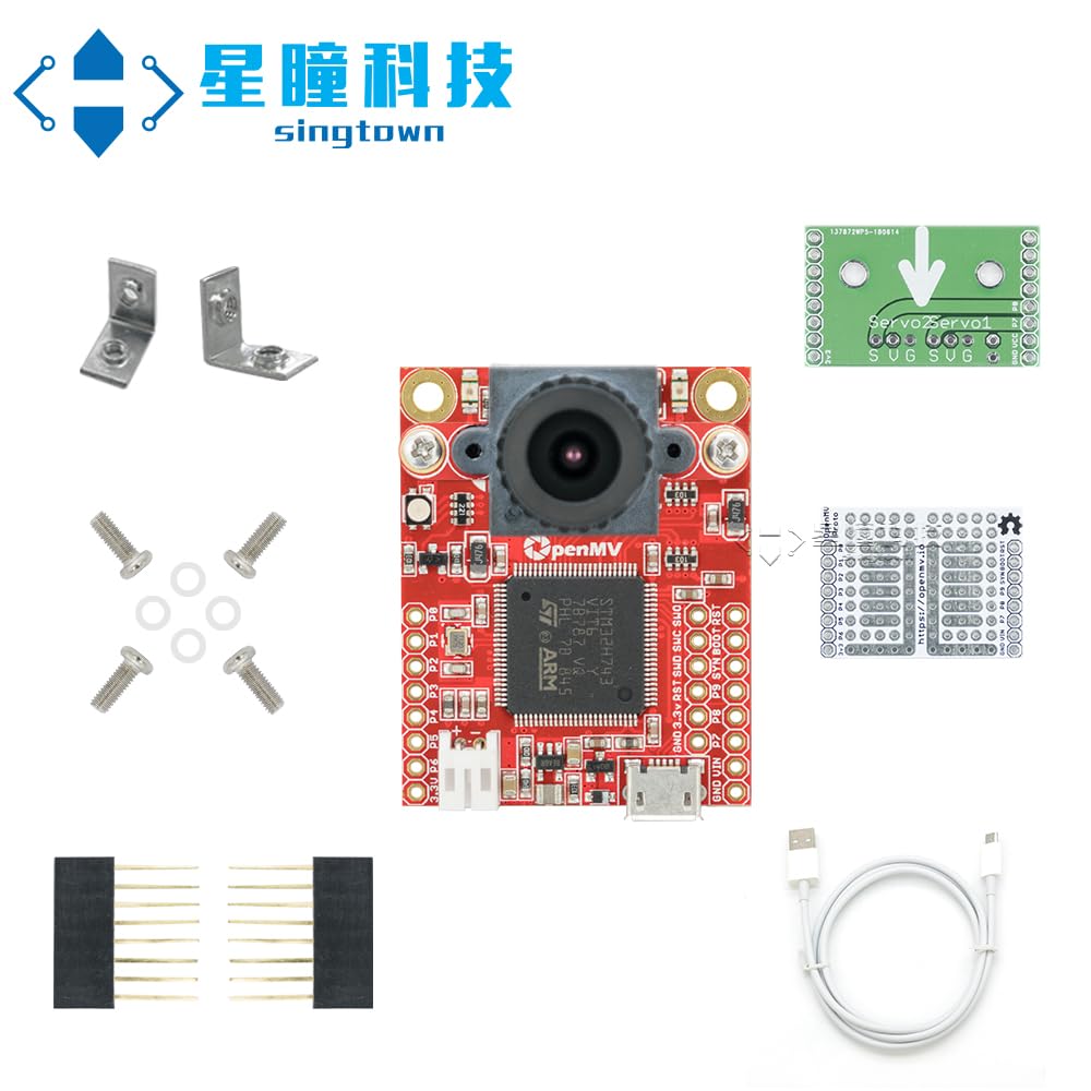 OpenMV SingTown Cam H7 R2 Genuine, SingTown, STM32 Image Processing Machine Vision Smart Camera Robotics Color&Shape Detection OpenMV4 H7