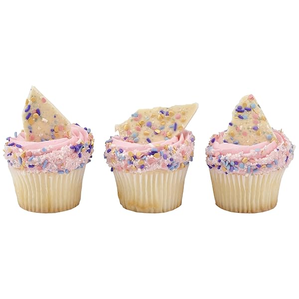 DECOPAC WONDERMENT FUSION MIX SPRINKLES, 26OZ, SHAPED CANDY SPRINKLES IN HANDHELD CONTAINER, EDIBLE DECORATIONS FOR CELEBRATION CAKES, CUPCAKES, COOKIES AND DONUTS