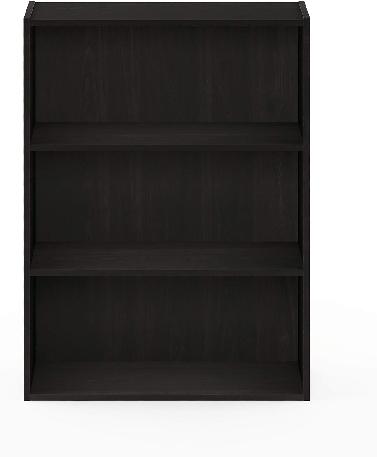 Furinno Pasir 3-Tier Open Shelf, Espresso: Furniture & Decor