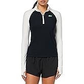 Lacoste Women's Pro Fleece Long Sleeve Quarter Zip Sweatshirt