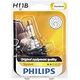 Philips 12363B1 H11B Standard Halogen Replacement Headlight Bulb, 1 Pack