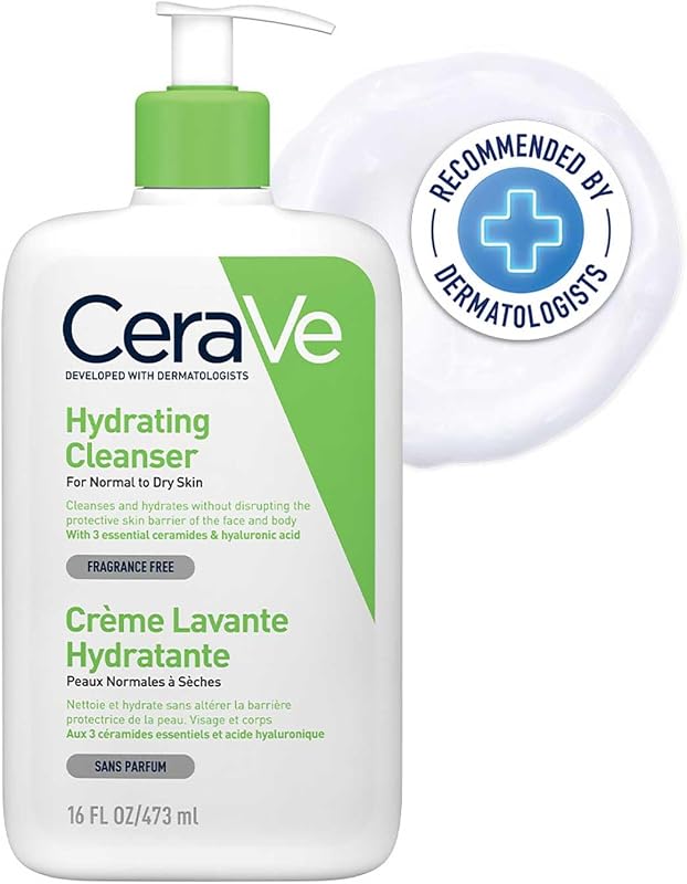 feuchtigkeitsspendende Reinigungslotion für normale bis trockene Haut, 473 ml Lotion