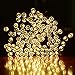 Solar String Lights 39ft 100led Solar Led String Lights, Outdoor String Lights Waterproof for Gardens, Patio, Landscape, Homes, Wedding, Party, Tree, Outdoors, Christmas Decoration, Warm White