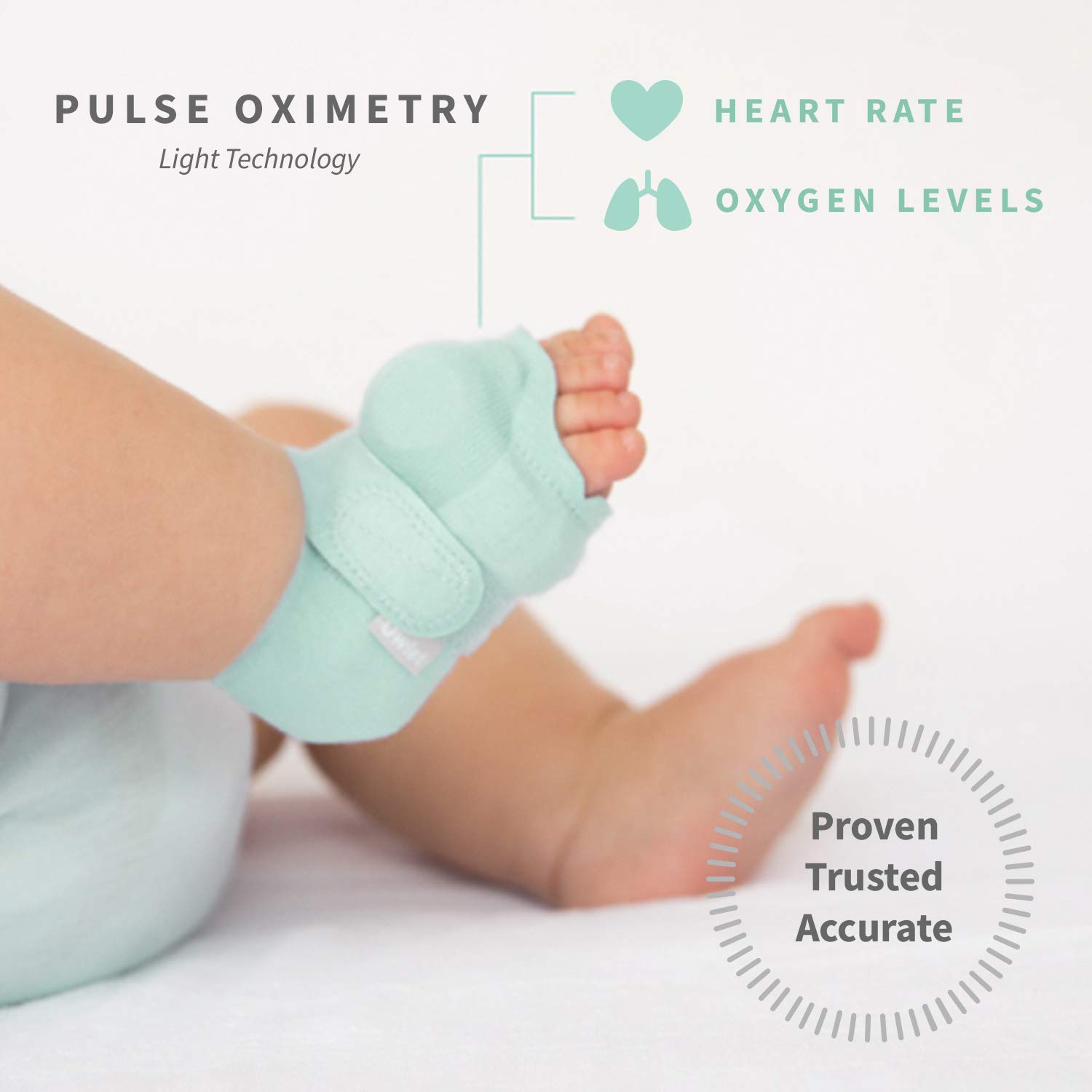 Owlet Smart Sock 2 Baby Monitor, Green : Baby
