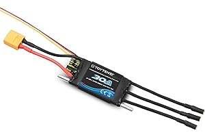TOYTENSI 30A 2-4S Water Cooling Brushless Marine ESC for RC Boat with 3.5mm Bullet and XT60 connectors