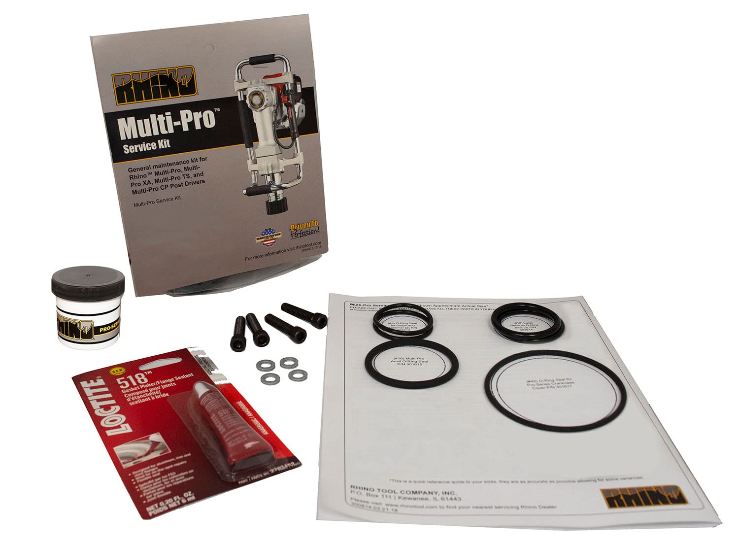 Service Kit for Rhino GPD45 Multi-Pro Gas Post
