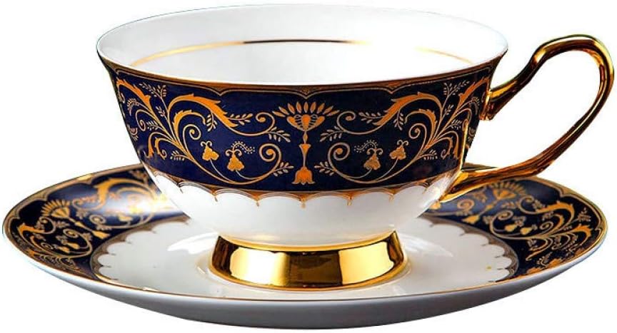 AICUP Top Grade Bone China Coffee Cup Creative European Tea Cup Set And Saucer Home Party Afternoon Tea Teacup Porcelain