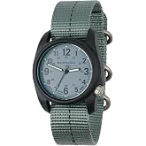 Bertucci DX3 Plus Watch | Vintage Drab w/Black Dial &amp; Case - Nylon Band