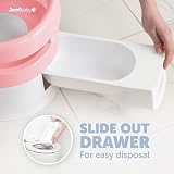 Jool Baby Potty Chair Toddler Training Pink with Splash Guard Back Support view 4
