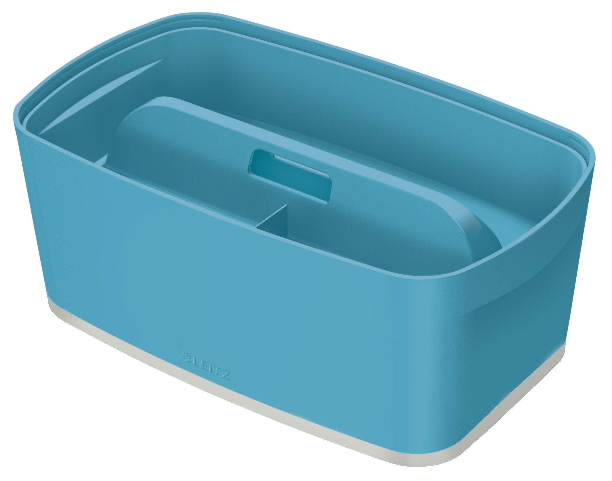 Leitz L:MyBox Small with Lid + Organise w. handle Cosy calm blue Mailorder — image 1