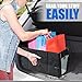 Car Trunk Organizer by 3Niner. Premium Quality. Universal Fit. Free Bonus Glove Box Organizer. Durable Collapsible Cargo Storage for Auto, truck, SUV. Non-Slip tote, Portable Caddy. WATERPROOF. Black
