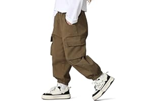 MINI PANDA Toddler Pants Girls&Boys，Stretch Twill Chino Toddler Pants
