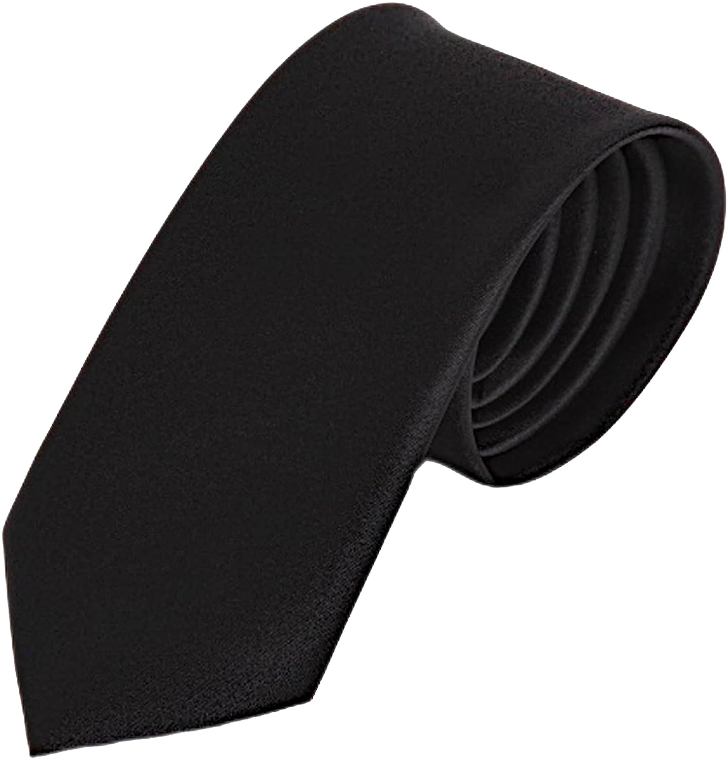 [koruha] 安心の日本製 ネクタイ 黒 葬式 冠婚葬祭 黒ネクタイ 礼装 無地 お通夜 法事 弔事 礼服 告別式 弔事 black nekutai商品画像