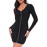 Forever 21 Womens Hook-and-Eye Bodycon Dress