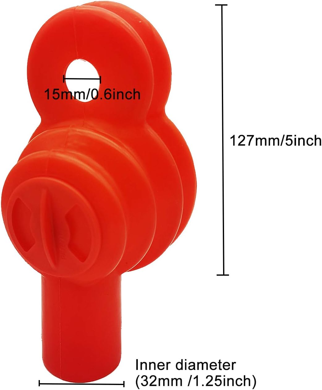EZ SPARES Drill Dust Collector for Vacuum Cleaner,Drilling Holes Without Dust Messes,Rubber Will Adsorb on Any Wall,Fit Universal 32mm/35mm/38mm Vacuum Attachment,Light,Portable,Washable(Red): Home & Kitchen