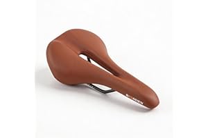 BOOSDEN Bicycle Seat, Comfortable Mountain Bike Saddle for Men & Women, Waterproof Bike Seat with Shockproof Memory Foam, Uni
