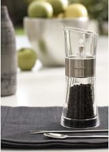 Cole & Mason Flip 180 Chrome Salt Mill Grinder 154mm Acrylic Ceramic Precision view 6