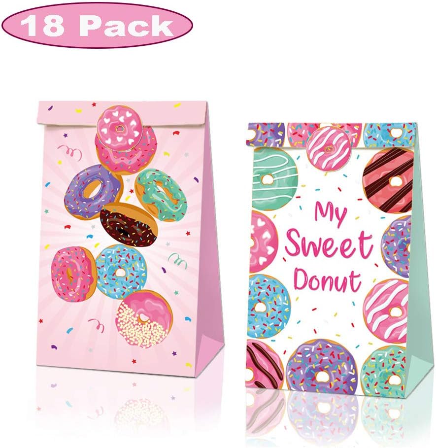 Donut Candy Bags for Donut Grow Up Party Sweet Doughnut Goodie Favor