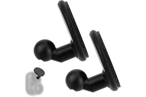 2pcs Adhesive Mount for Garmin Dashcam, Plastic Windshield Mounting Replacement Compatible with Garmin Dash Cam 45/46/47/55/5