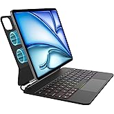 Keyboard Case for iPad Air 11-inch (M3 2025 / M2 2024) & iPad Pro 11 inch(1st/2nd/3rd/4th Gen) – Magic-Style Magnetic Backlit Keyboard Case -Multi-Touch Trackpad for iPad 10.9 5th/4th Gen (Black)
