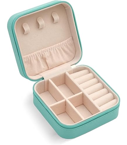 Amazon.com: JINDIN Small Jewelry Box, Travel Jewelry Case, Mini