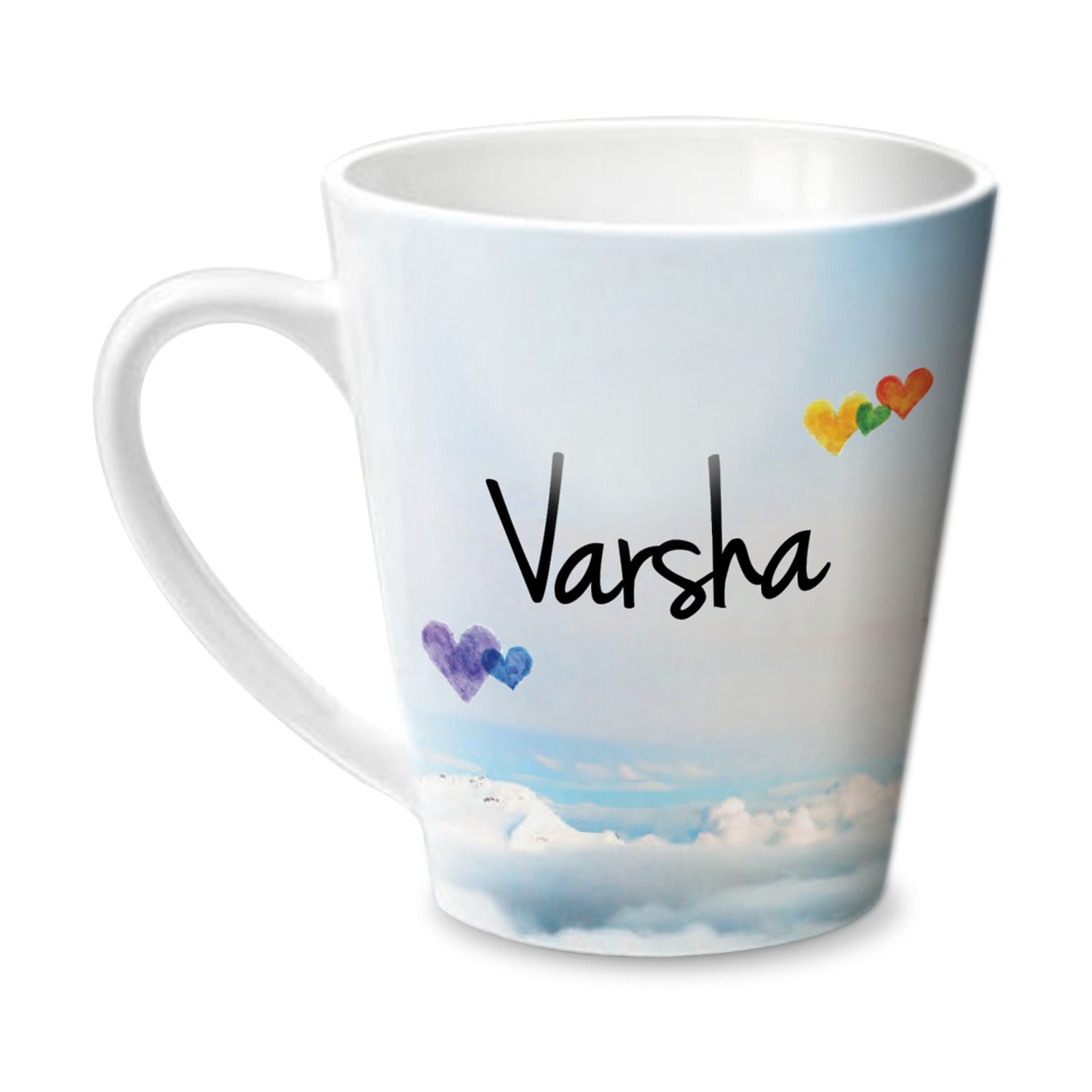 Buy Hot Muggs Simply Love You Varsha Conical Personalised Name Ceramic 315ml 1 Unit Online At Low Prices In India Amazon In