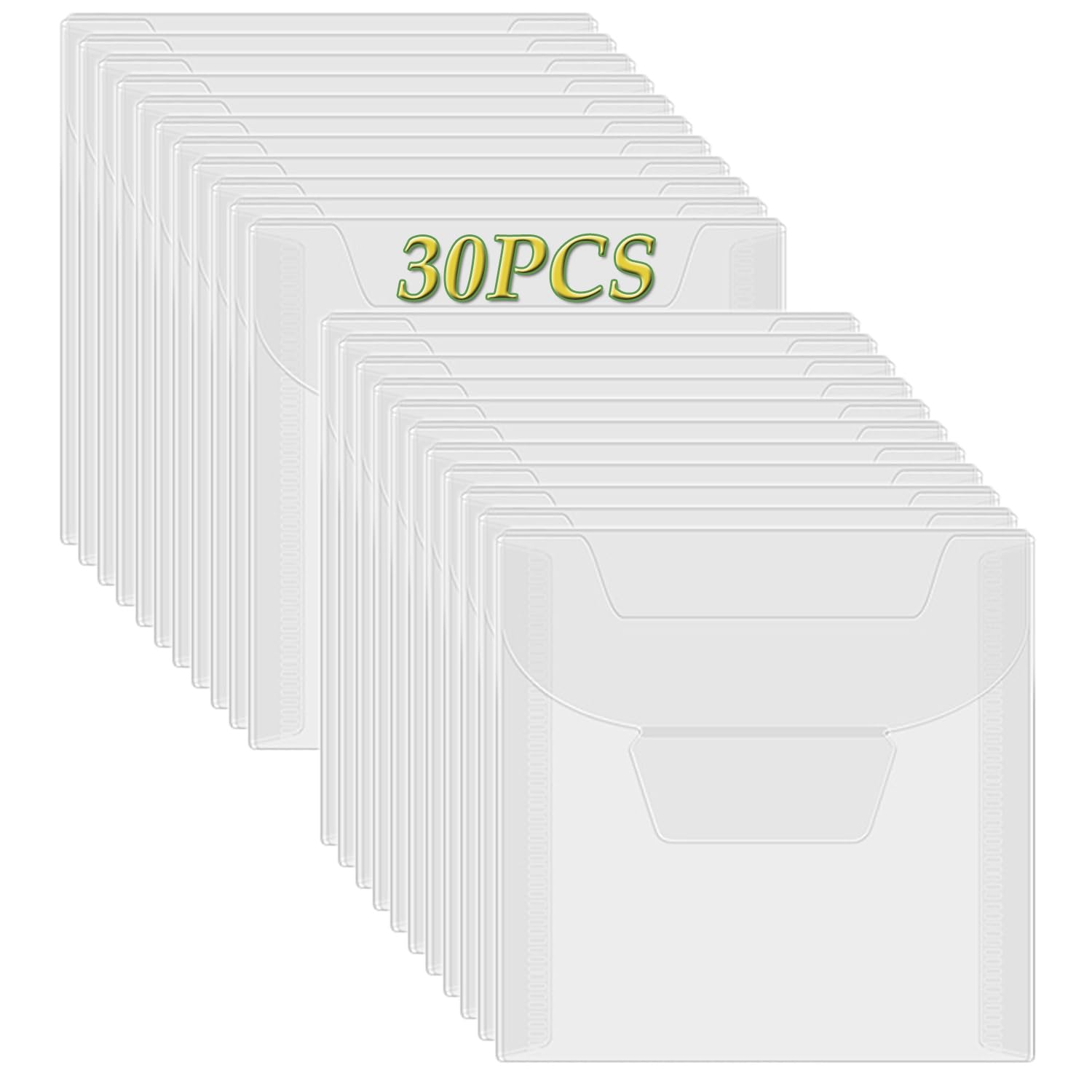 OTCRAFT 50 Pcs 3.9x3.9inch Stamp & Die Storage Pockets Resealable Clear Plastic Seal Bags Storagefor Cutting Dies Stamp Crafts for DIY Scrapbooking Paper Card Craft Cutting Dies Storage…