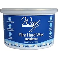 Wax Necessities Azulene Stripless Hard Wax Tin 14 Oz/397 g