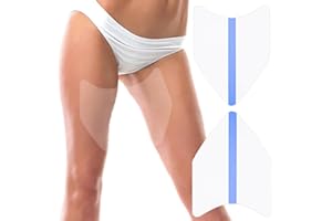 WOLAIYE Thigh Inner Anti Chafing Sticker,Thighs Prevention Anti Friction Pad,Invisible Thigh Tapes Chafe,Transparent Protecti