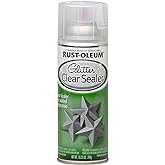 Rust-Oleum Clear Sealer Spray Paint | Protective Topcoat, Helps Reduce Flaking, Crafts, D&eacute;cor &amp; Accent Projects, Crystal Clear Finish, 10.25 Oz