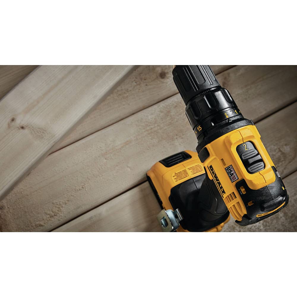 DEWALT 20V MAX Cordless Drill/Driver - Bare Tool (DCD780B), Yellow