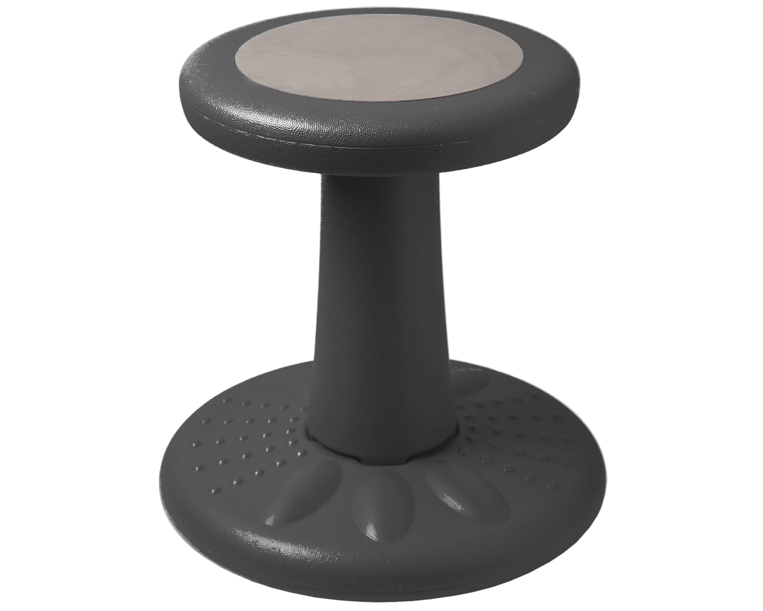 Photo 1 of Studico ActiveChairs Kids Wobble Stool, Flexible Classroom Seating Improves Focus, Posture & Helps ADHD/ADD. Get The Wiggles Out Active Fidget Chairs, Preschool | Elementary 14" Chair, Ages 3-7, Gray