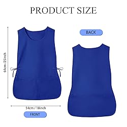 RRBXIA Smock Apron Cobbler Apron with Side Ties and