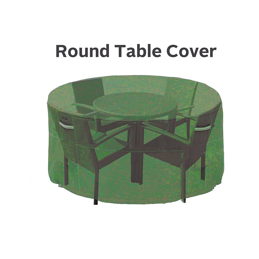 Pomer Patio Table Chair Set Cover 72 X 43 Inch Premium Outdoor Furniture Cover With Durable And Water Resistant Fabric Black Furniture Set Covers