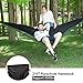 OTraki Camping Hammock with Mosquito Net 3.9 x 8ft Free Straps Carabiners Support 440lbs Single Person Parachute Mosquitoes Hammocks Portable Tree Tent for Outdoor Travel Hiking Backpackingthumb 2