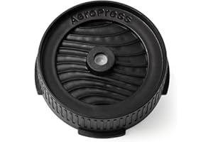 AeroPress Flow Control Filter Cap, Stops Drip for Full Control Over Grind Size & Time, Brew Classics, Espresso Style, Lattes,