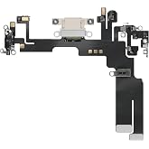 Risidamoy Dock Connector Charging Port Replacement for iPhone 14 | USB Charge Port Flex Cable Microphone Antenna Fix Repair Headphone Jack Assembly for A2649 A2881 A2882 A2883 A2884