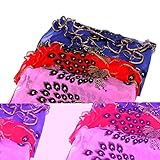 TR.OD Fashion Women's Long Peacock Print Chiffon Scarf Wrap
